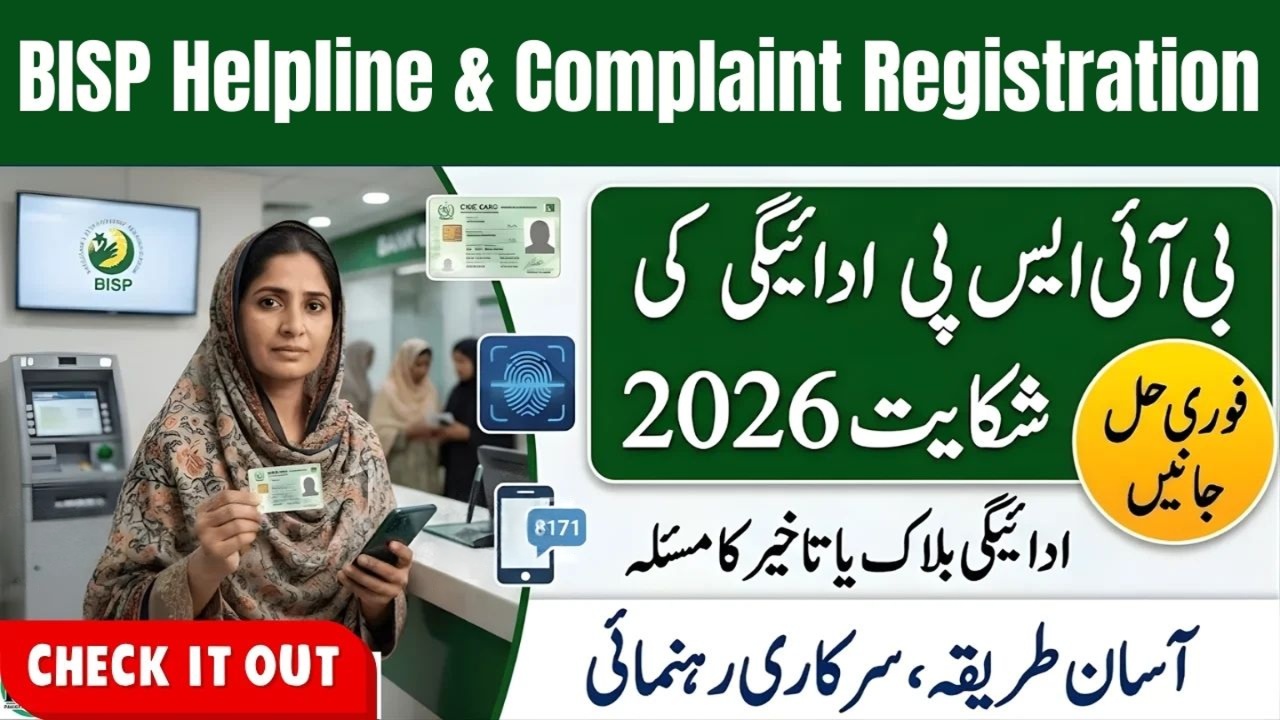 BISP Helpline & Complaint Registration 2026